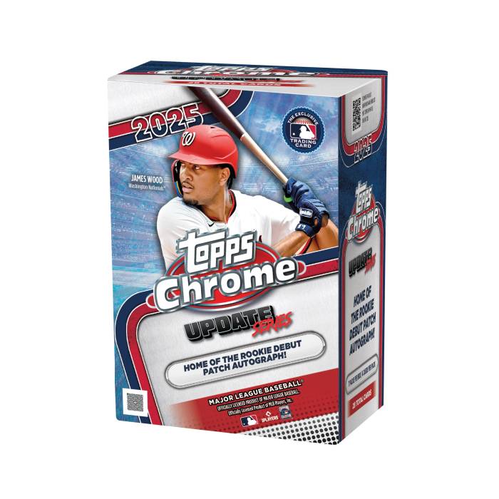 Topps 【 Chrome Baseball 2025 Update Series Value Box - 7 Packs (28 Cards) Men 】 ベースボール シリーズ ボックス メンズ