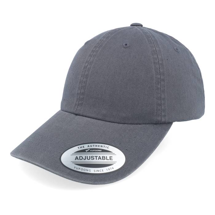 ユーポン Yupoong 【 Low Profile Garment Wash Grey Dad Cap Men Grey 】 灰色 グレー キャップ 帽子 メンズ 灰色 グレー