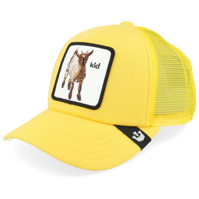 【★百貨店SALE★6/11真夜中2時迄】Goorin Bros. 【 Kids Kid Kid Yellow A-Frame Trucker Kids Yellow 】 yellow 黄味がかった・黄色 トラッカー お坊っちゃん キッズ yellow 黄味がかった・黄色