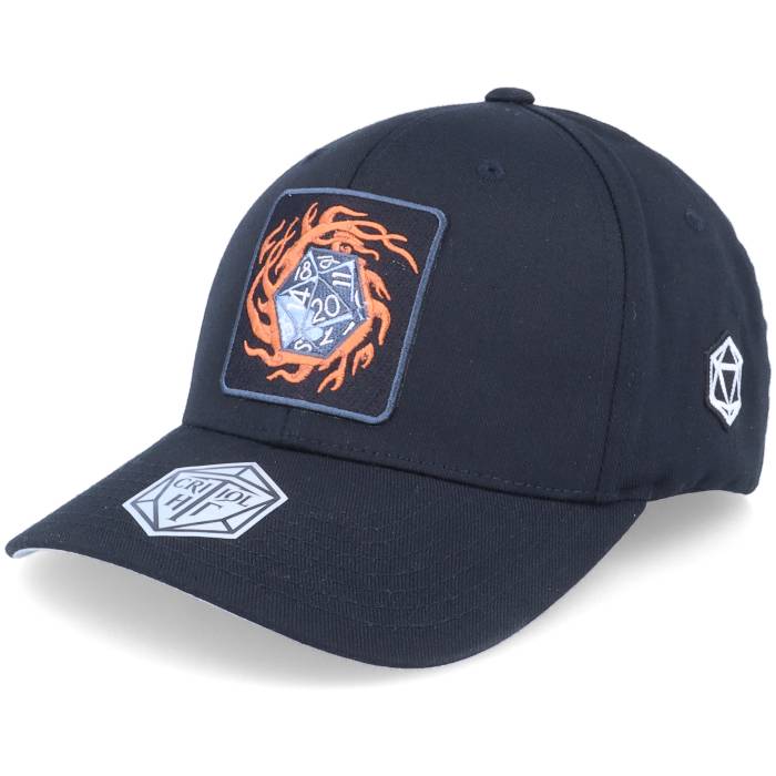Critiql Hit 【 Flaming D20 Patch Black Flexfit Men Black 】 黒色 ブラック メンズ 黒色 ブラック｜スニケス