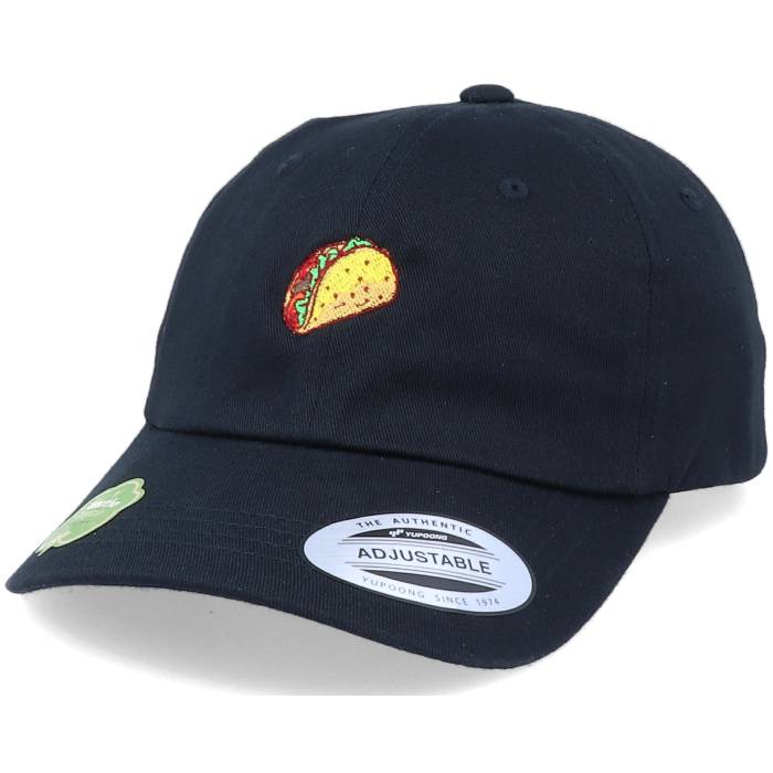 アイコニック Iconic 【 Organic Tiny Taco Black Dad Cap Men Black 】 黒色 ブラック キャップ 帽子 メンズ 黒色 ブラック|スニケス