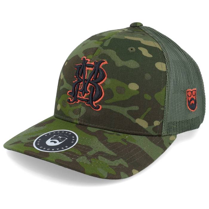 Bearded Man 【 Monogram Multicam Tropic Camo Trucker Men 】 カモ柄 トラッカー メンズ|スニケス