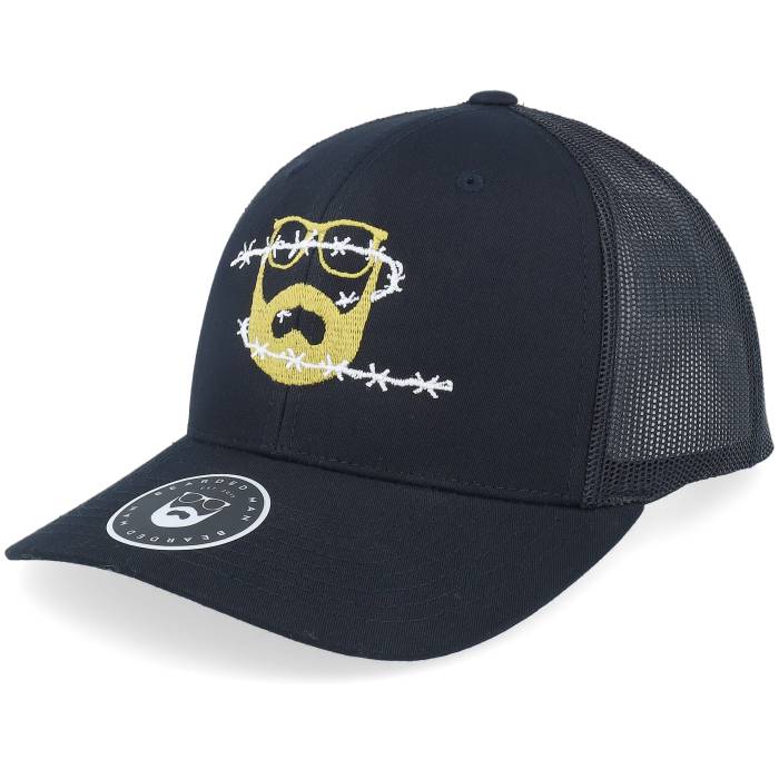 Bearded Man 【 Wire Logo Black Trucker Men Black 】 ロゴ 黒色 ブラック トラッカー メンズ 黒色 ブラック｜スニケス