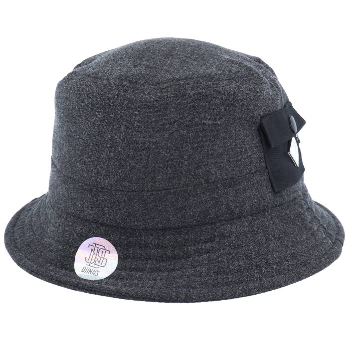 Djinns 【 Woolmelange Black Bucket Men Black 】 黒色 ブラック メンズ 黒色 ブラック｜スニケス