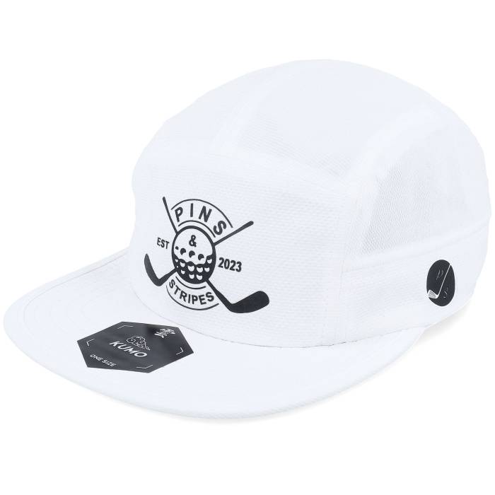 Pins & Stripes 【 Logo White 5-Panel Men White 】 ロゴ 白色 ホワイト メンズ 白色 ホワイト｜スニケス