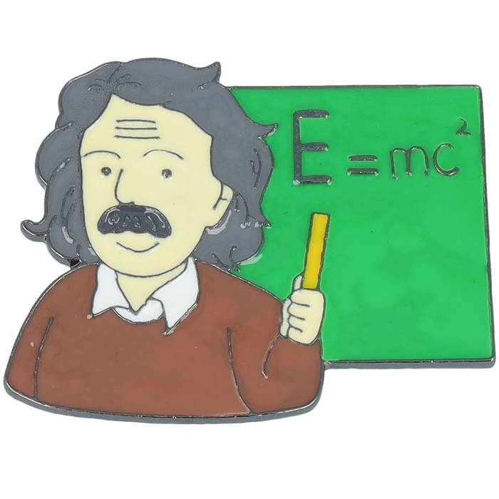 Cap Pins 【 Famous Scientist Metal Enamel Pin Men 】 メタル メンズ