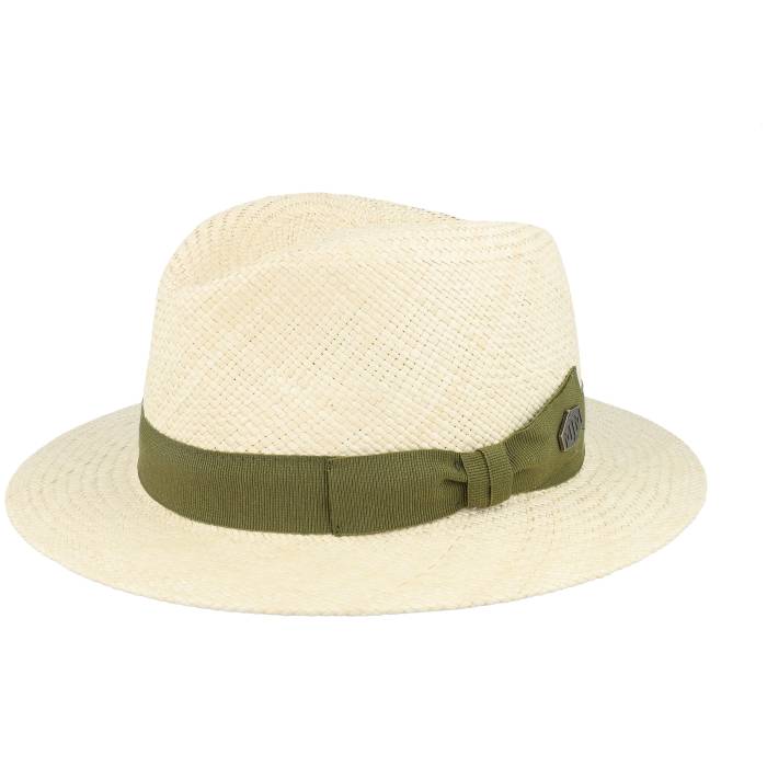 Mjm Hats 【 Capai Panama Natural Green Band Straw Hat Men Beige 】 ナチュラル green 緑・グリーン メンズ ベージュ