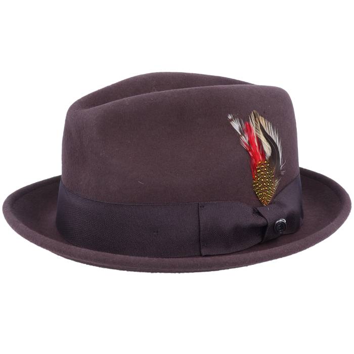 Jaxon & James 【 Crushable Blues Brown Trilby Men Brown 】 ブルース 茶色 ブラウン メンズ 茶色 ブラウン｜スニケス