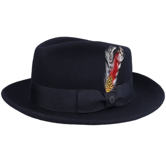 Jaxon & James 【 Crushable C-Crown Black Fedora Men Black 】 黒色 ブラック メンズ 黒色 ブラック