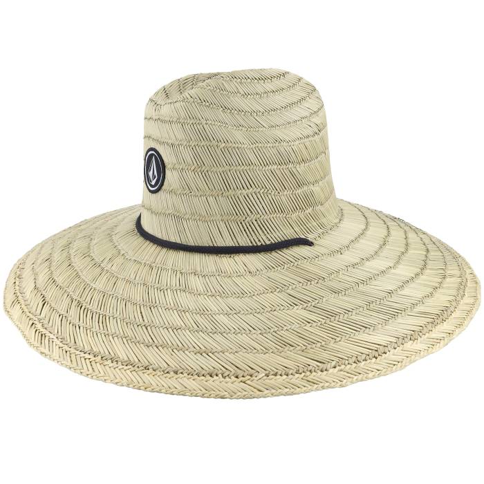 ボルコム Volcom 【 Quarter Natural Straw Hat Men Beige 】 自然的 メンズ ベージュ