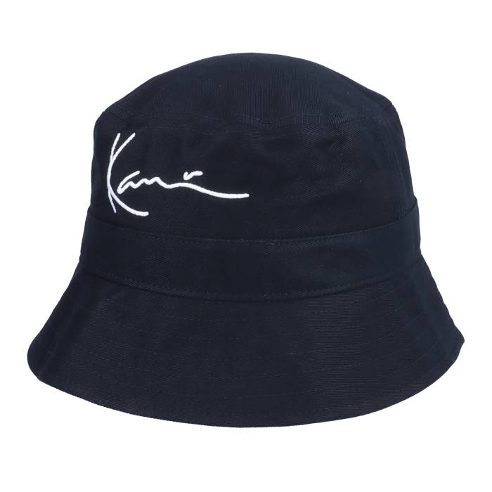 カールカナイ Karl Kani 【 Signature Hat Black Bucket Men Black 】 黒色 ブラック メンズ 黒色 ブラック