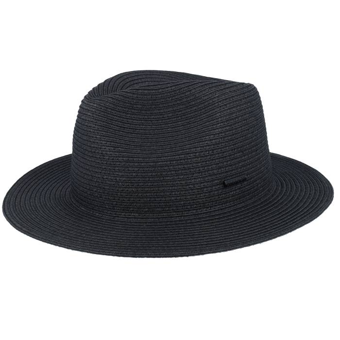 【★百貨店SALE★6/11十二時2時迄】ステットソン Stetson 【 Toyo Black Traveller Straw Hat Men Black 】 黒いこと 黒いこと メンズ 黒いこと 黒いこと