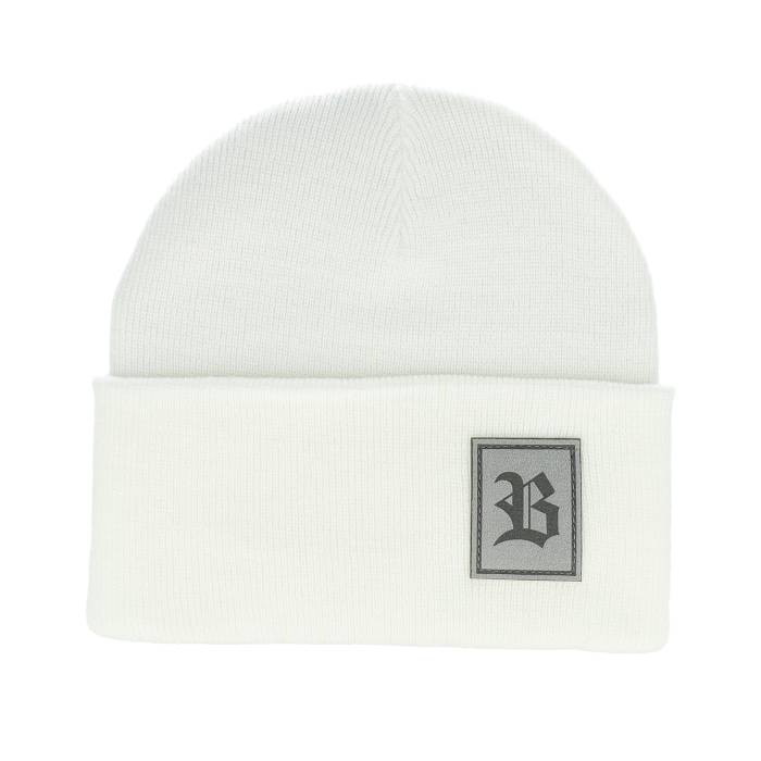 Bearded Man 【 Old English B Patch White Beanie Men White 】 白色 ホワイト キャップ 帽子 メンズ 白色 ホワイト