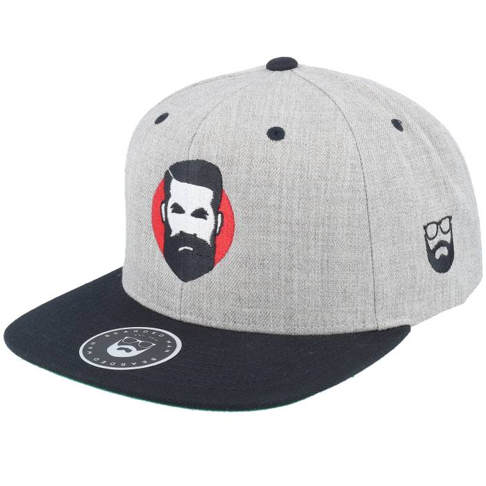 Bearded Man 【 Sunshine Man Grey/Black Snapback Men Grey 】 Snapback スナップバック バッグ メンズ 灰色 グレー|スニケス