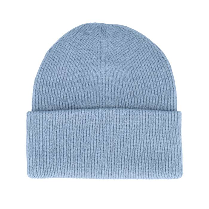 【★百貨店SALE★6/11夜夜中2時迄】Beechfield 【 Engineered Dusty Blue Soft Deep Cuffed Women Blue 】 青味 青み ディープ レディース 青味 青み