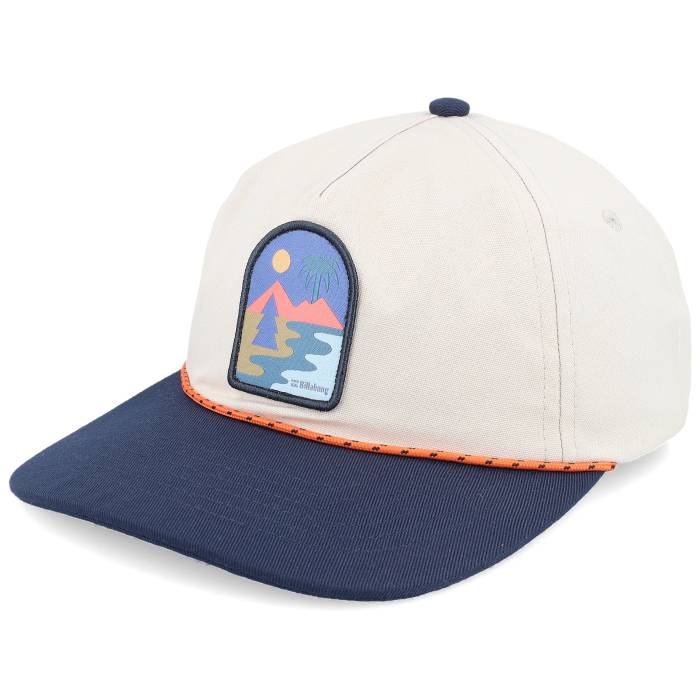 散らし広告ボン Billabong 【 Adiv Strapback Navy/Khaki Adjustable Men Beige 】 メンズ ベージュ