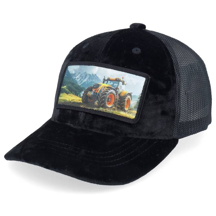 Calza Pennello 【 Kids Yellow Tractor Velvet Black Trucker Kids Black 】 yellow 黄色・イエロー 黒色 ブラック トラッカー ジュニア キッズ 黒色 ブラック｜スニケス