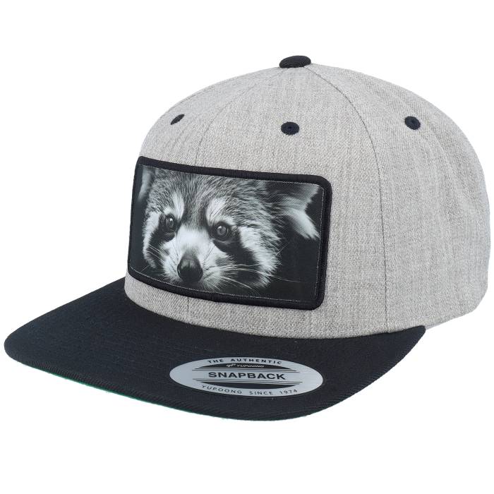 Calza Pennello 【 Red Panda Big Patch Heather Grey/Black Snapback Men Grey 】 Red 赤・レッド heather ヘザー Snapback スナップバック バッグ メンズ 灰色 グレー｜スニケス
