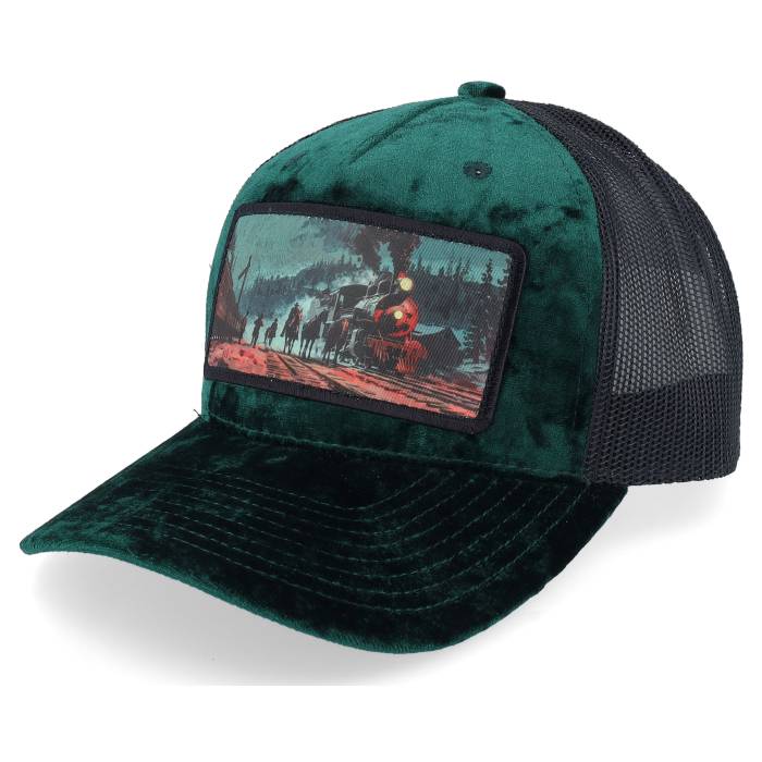 Calza Pennello 【 Western Outlaws & Cowboys Velvet Green/Black A-Frame Trucker Men Green 】 ウェスタン カウボーイズ トラッカー メンズ green 緑・グリーン|スニケス