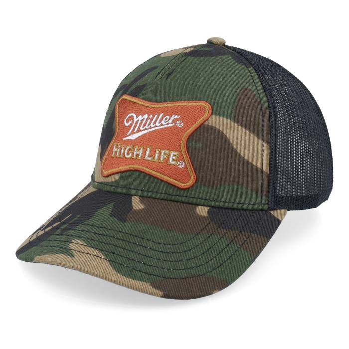 アメリカンニードル American Needle 【 Miller High Life Valin Camo/Black Trucker Men 】 ハイ トラッカー メンズ|スニケス