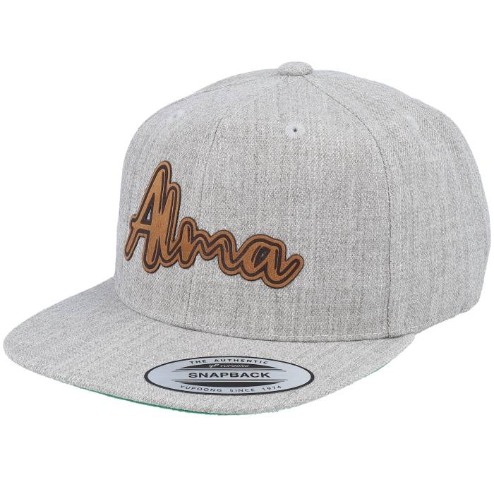 Kiddo Cap 【 Kids Alma Engraved Patch Heather Grey Snapback Kids Grey 】 heather ヘザー 灰色 グレー Snapback スナップバック バッグ ジュニア キッズ 灰色 グレー｜スニケス