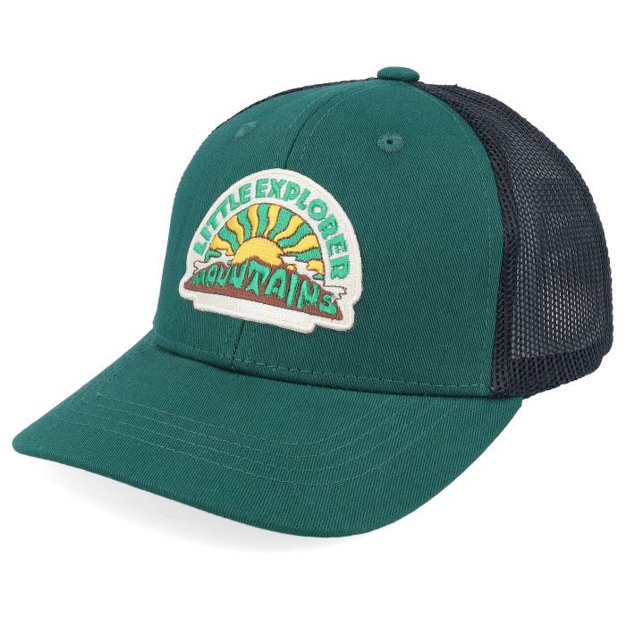 Kiddo Cap 【 Kids Little Explorer Mountain Light Forest/Black Trucker Kids Green 】 トラッカー ジュニア キッズ green 緑・グリーン|スニケス