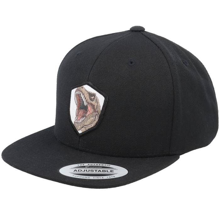Kiddo Cap 【 Kids T-Rex Dino Wooven Patch Black Snapback Kids Black 】 黒色 ブラック Snapback スナップバック バッグ ジュニア キッズ 黒色 ブラック|スニケス