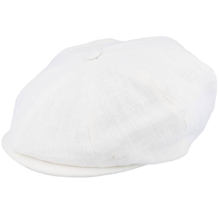 Cth Ericson 【 Branson Ramie Off-White Flat Cap Men White 】 オフホワイト キャップ 帽子 メンズ 白色 ホワイト｜スニケス