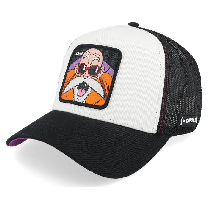 Capslab 【 Dragon Ball Kame White/Black Trucker Men Black 】 ドラゴン トラッカー メンズ 黒色 ブラック