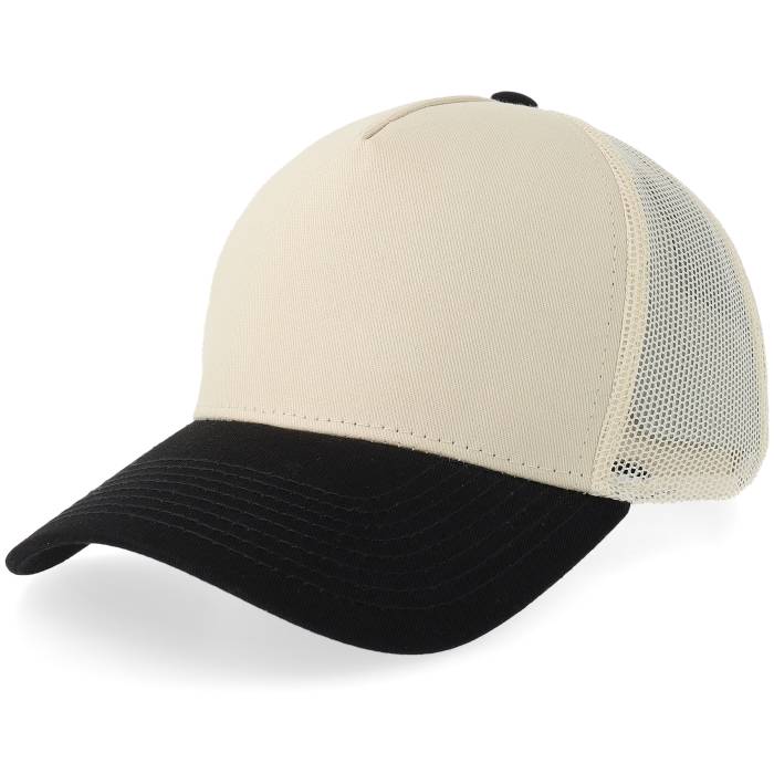 Equip 【 Stone/Black A-Frame Trucker Men Beige 】 トラッカー メンズ ベージュ｜スニケス