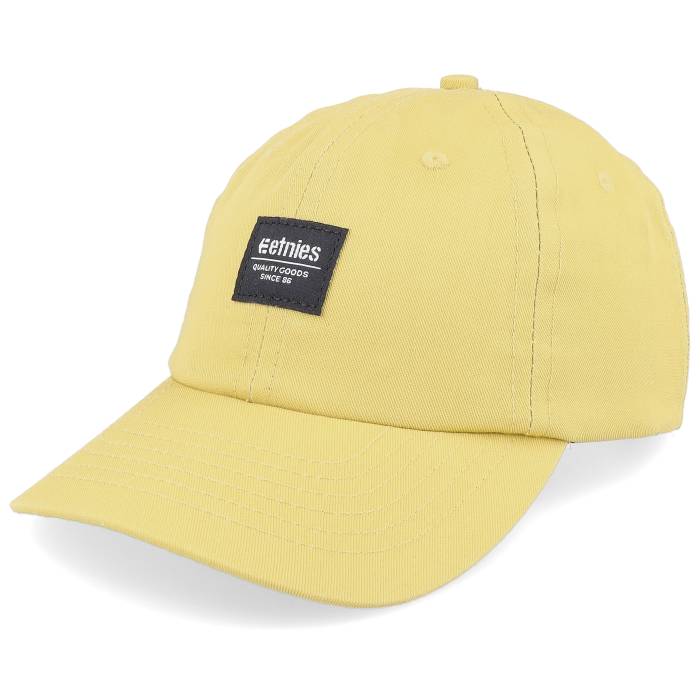 エトニーズ Etnies 【 Fakie Strapback Mustard Dad Cap Men Yellow 】 キャップ 帽子 メンズ yellow 黄色・イエロー｜スニケス