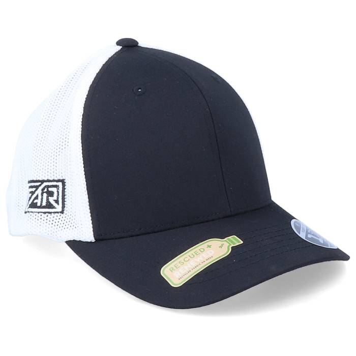 Fair 【 Organic Logo Black/White 110 Trucker Men Black 】 ロゴ トラッカー メンズ 黒色 ブラック