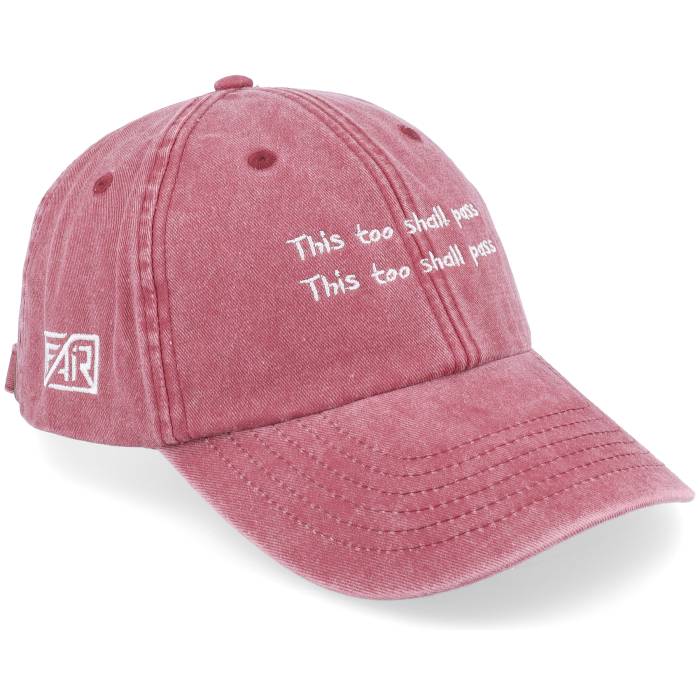 Fair 【 This Too Shall Pass Red Dad Cap Men Red 】 Red 赤・レッド キャップ 帽子 メンズ Red 赤・レッド｜スニケス
