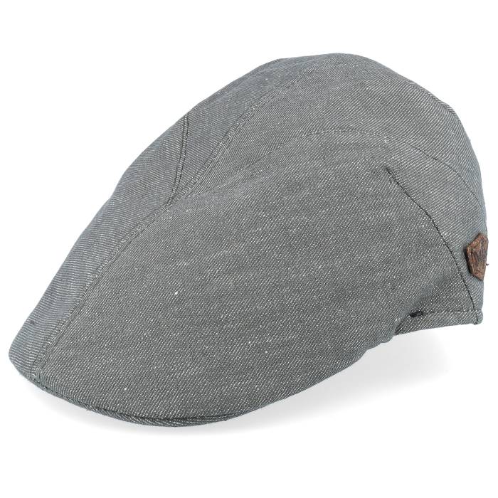 【★百貨店SALE★6/11真夜中2時迄】Mjm Hats 【 Bruce 41 Linen/Cotton Green Flat Cap Men Grey 】 green 緑・緑であること 旗がしら かぶり笠 メンズ 薄墨色 薄墨色