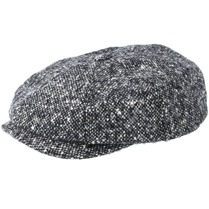 ステットソン Stetson 【 Hatteras Donegal Black Flat Cap Men Black 】 黒色 ブラック キャップ 帽子 メンズ 黒色 ブラック