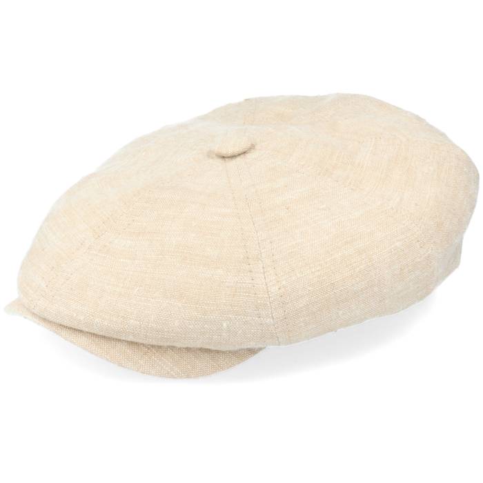 ステットソン Stetson 【 Hatteras Linen/Silk Beige Flat Cap Men Beige 】 ベージュ キャップ 帽子 メンズ ベージュ|スニケス