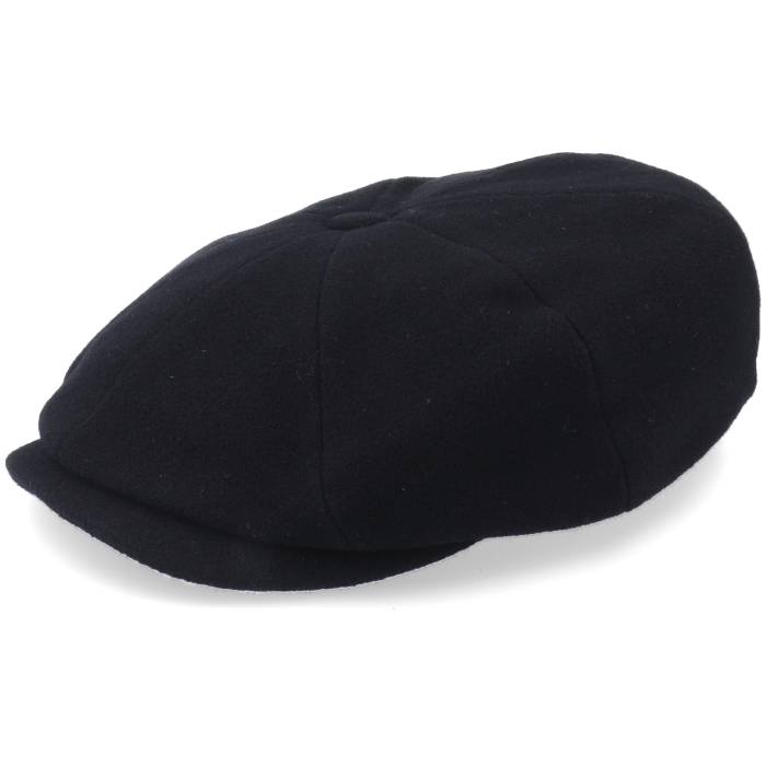 ステットソン Stetson 【 Hatteras Wool/Cashmere Black Flat Cap Men Black 】 黒色 ブラック キャップ 帽子 メンズ 黒色 ブラック｜スニケス 26,483円
