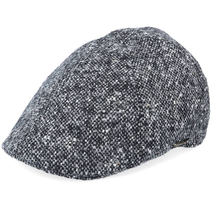 ステットソン Stetson 【 Texas Duck Shape Texas Donegal Flat Cap Men Black 】 テキサス キャップ 帽子 メンズ 黒色 ブラック｜スニケス 26,065円