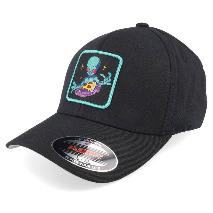 アイコニック Iconic 【 Alien Space Pizza Patch Black Flexfit Men Black 】 黒色 ブラック メンズ 黒色 ブラック｜スニケス