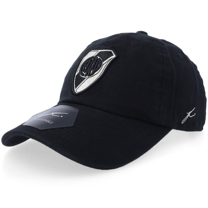 Fan Ink 【 Ca River Plate Football Beyond Borders Black Dad Cap Men Black 】 フットボール 黒色 ブラック キャップ 帽子 メンズ 黒色 ブラック|スニケス