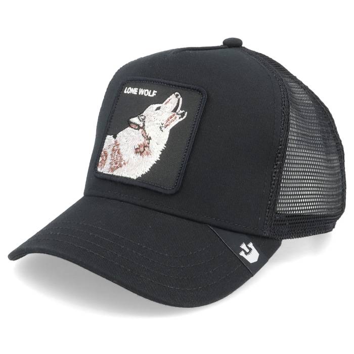 Goorin Bros. 【 The Lone Wolf Black Trucker Men Black 】 黒色 ブラック トラッカー メンズ 黒色 ブラック