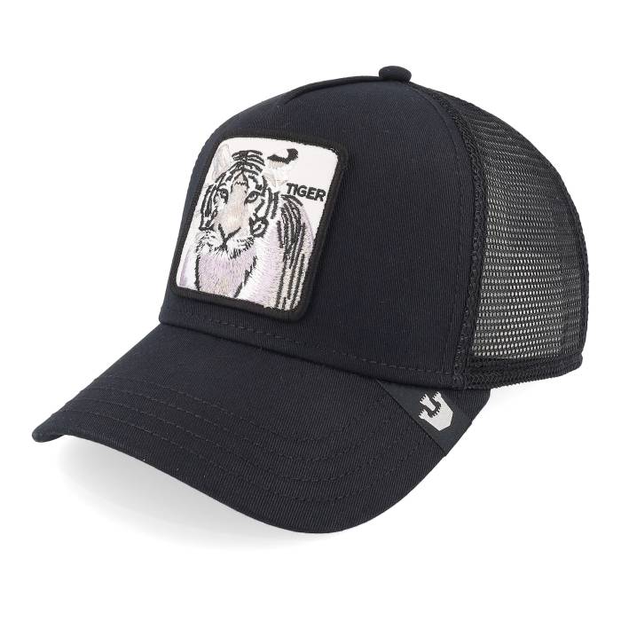 Goorin Bros. 【 The White Tiger Black Trucker Men Black 】 白色 ホワイト 黒色 ブラック トラッカー メンズ 黒色 ブラック