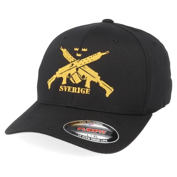 Guns N Skulls 【 Ak5 Sverige Black Flexfit Men Black 】 黒色 ブラック メンズ 黒色 ブラック|スニケス