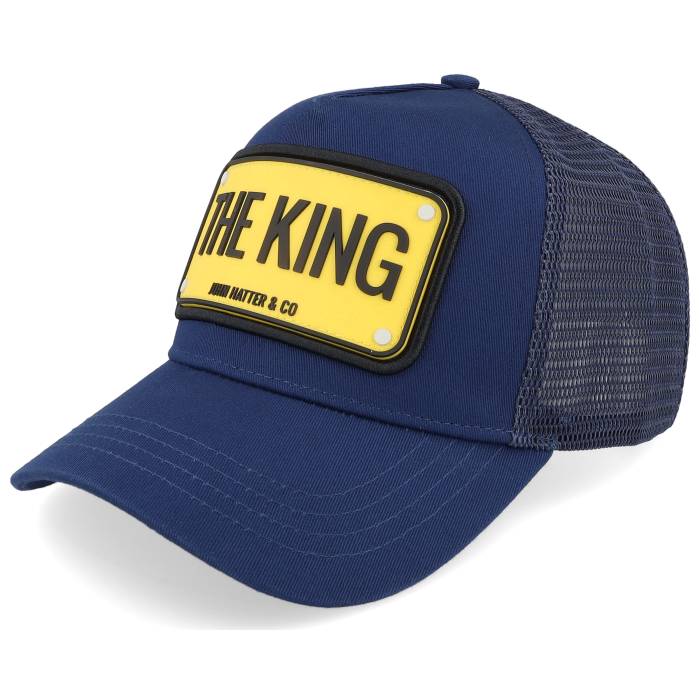 John Hatter & Co 【 The King Blue A-Frame Trucker Men Blue 】 青色 ブルー トラッカー メンズ 青色 ブルー