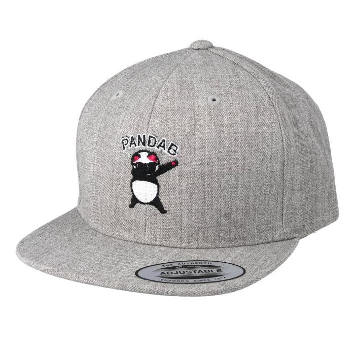 Kiddo Cap 【 Kids Pandab Heather Grey Snapback Kids Grey 】 heather ヘザー 灰色 グレー Snapback スナップバック バッグ ジュニア キッズ 灰色 グレー|スニケス