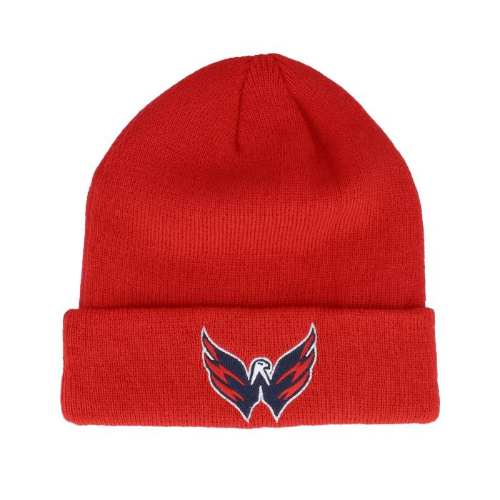アウタースタッフ Outerstuff 【 Kids Washington Capitals Knit Beanie Red Cuff Kids Red 】 ワシントン キャピタルズ ニット キャップ 帽子 Red 赤・レッド ジュニア キッズ Red 赤・レッド|スニケス