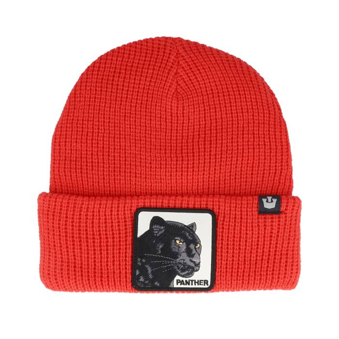 Goorin Bros. 【 Panther Vision Classic Knits Square Patch Red Cuff Men Red 】 クラシック Red 赤・レッド メンズ Red 赤・レッド｜スニケス