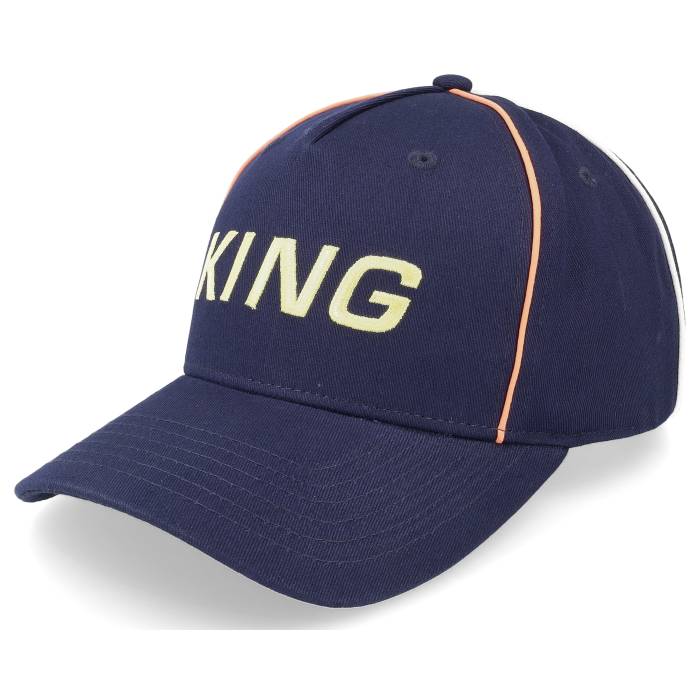 King Apparel 【 Stepney Curved Peak Ink Adjustable Men Blue 】 メンズ 青味 青み