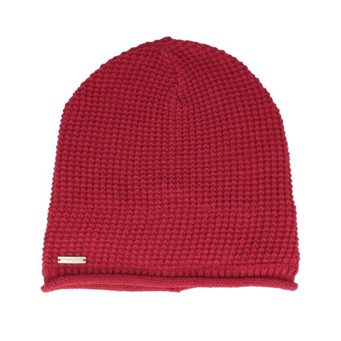 【★百貨店SALE★6/11夜夜中2時迄】Seeberger 【 Hatstore Exclusive X Knit Headsock Fire Long Beanie Women Red 】 編み物 火の手 旗がしら かぶり笠 レディース Red 赤・赤いこと