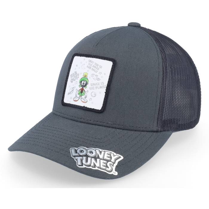 Looney Tunes 【 Martian Writing Grey Trucker Men Grey 】 灰色 グレー トラッカー メンズ 灰色 グレー｜スニケス